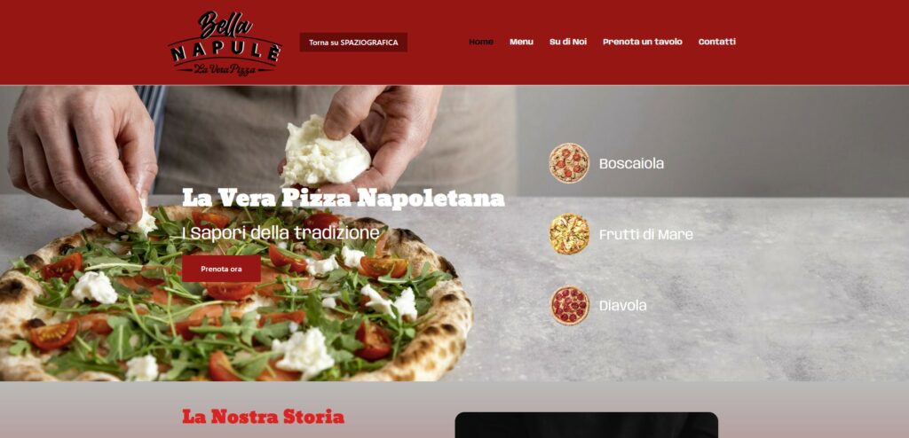 sito web ristorante